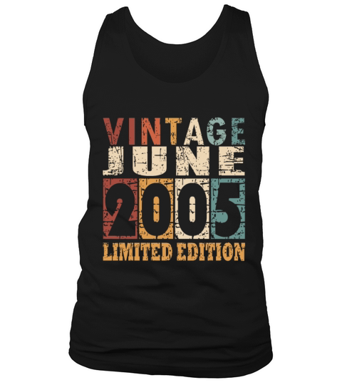2005 vintage born in June gift Tank Top Unisex