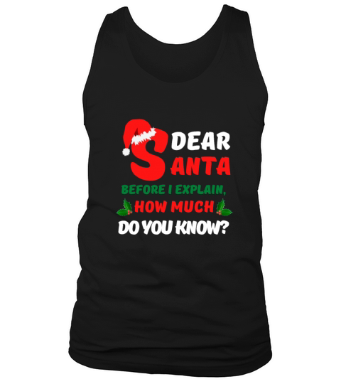 2021 Funny Christmas Memes Santa I Can Explain Tank Top Unisex