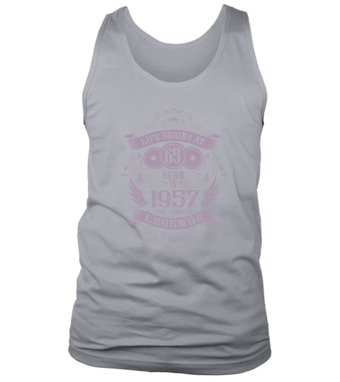 65th Birthday Gifts 1957 Vintage Birthday Saying Tank Top Unisex