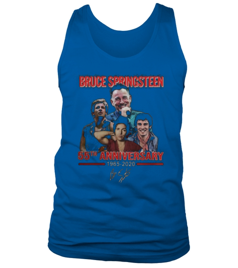 Bruce Springsteen 55th Anniversary 1965-2020 Signature shirt Tank Top Unisex