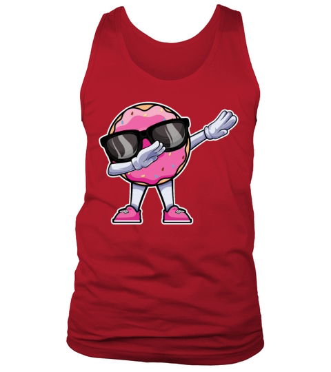 Dabbing Donut Funny Doughnut Donut Lover Dab Dance Tank Top Unisex