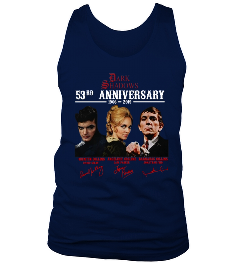 Dark Shadows 53rd anniversary 1966-2019 signatures shirt Tank Top Unisex