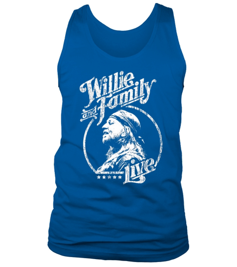EXCLUSIVE WILLIE AND FAMILY LIVE VINTAGE HEATHER Tank Top Unisex