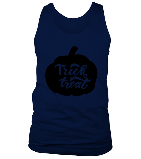 Halloween Trick Or Treat In Pumpkin Tank Top Unisex