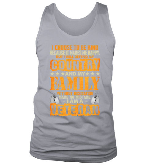 I Choose To Be Kind Because It Makes Me Happy Tank Top Unisex