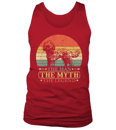 Labradoodle Dog Dad Vintage Legend Saying Tank Top Unisex
