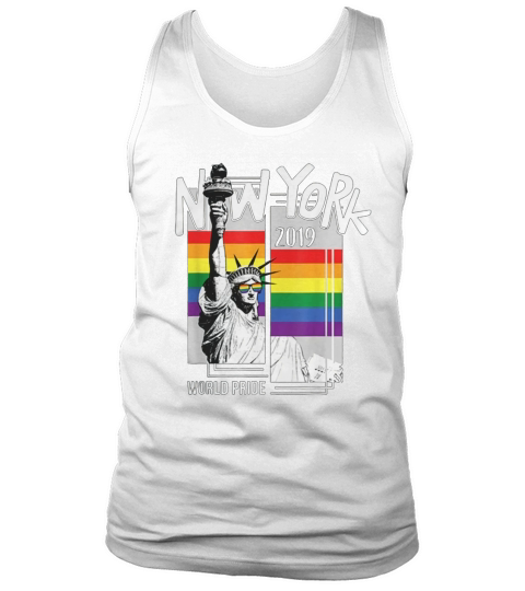 LGBT NYC World Pride 2019 Rainbow New York shirt Tank Top Unisex
