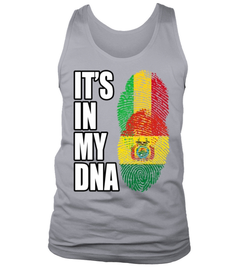 Malian And Bolivian Mix Heritage DNA Flag Tank Top Unisex