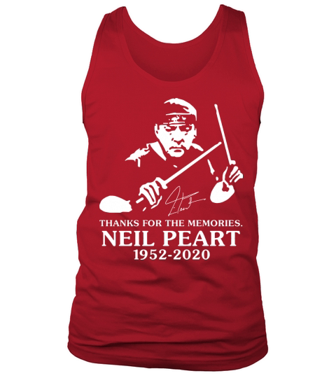 Neil Peart Thanks For The Memories Tank Top Unisex