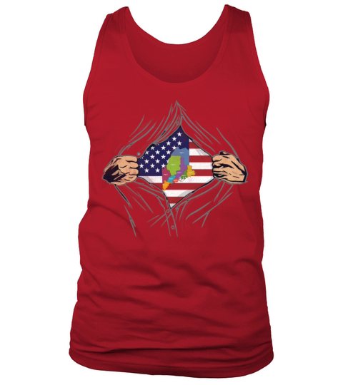Rip Reveal America State Flag Maine Tank Top Unisex