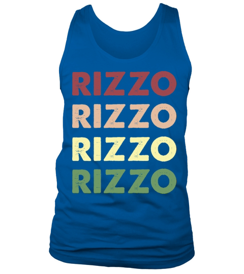 Rizzo Shirt - Funny Personalized Name Rizzo Tank Top Unisex