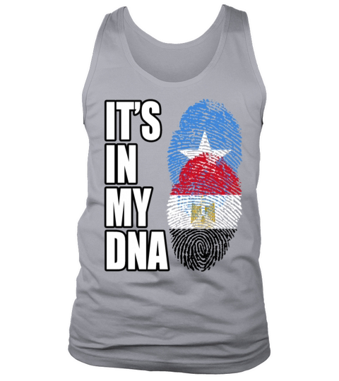 Somali And Egyptian Vintage Heritage DNA Flag Tank Top Unisex