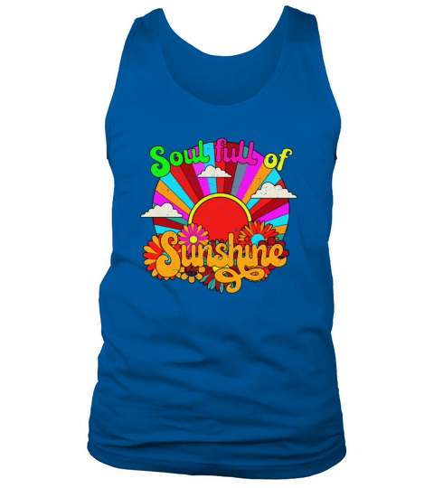 Soul Full Of Sunshine - colorful retro sun Tank Top Unisex