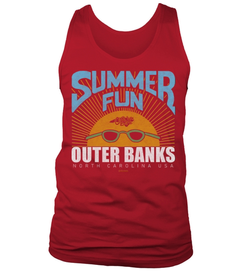 Summer Fun OBX Outer Banks North Carolina Vintage Tank Top Unisex