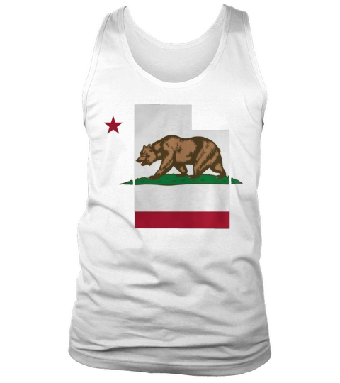 Utah California Funny Pride Flag Apparel Tank Top Unisex