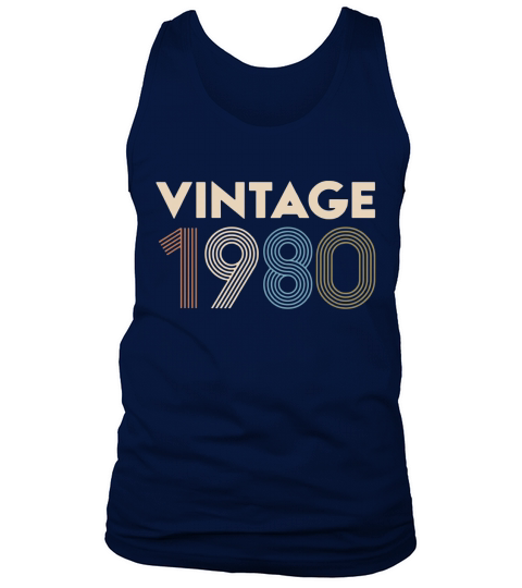 Vintage 1980 shirt Tank Top Unisex