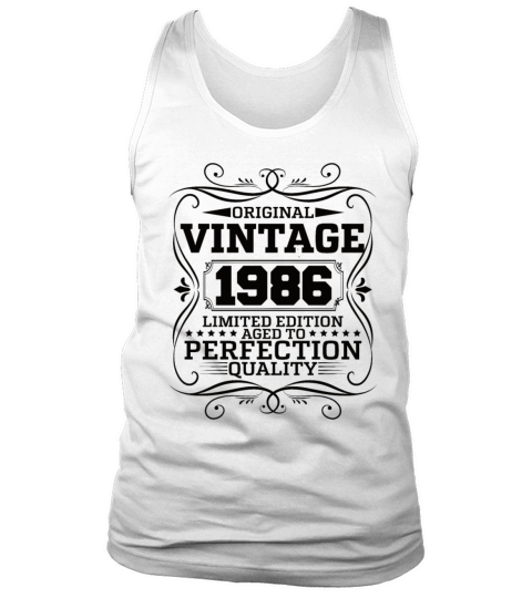 Vintage 1986 Original Limited Edition Tank Top Unisex