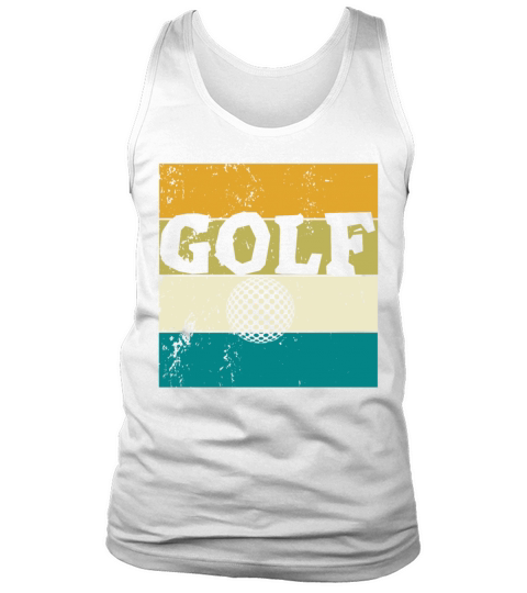 Vintage Golf Ball Golfing Course Par Club Tank Top Unisex