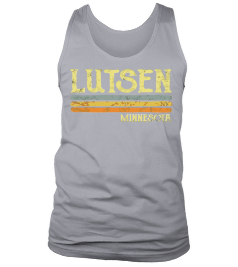 Vintage Lutsen Minnesota Mn Love Souvenir Tank Top Unisex