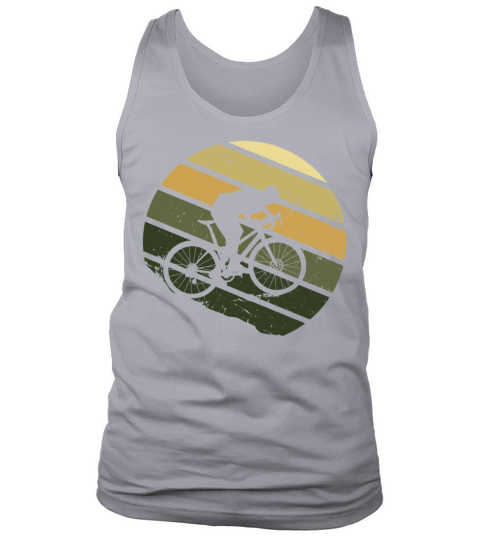 Vintage Retro Mountains Bikes MTB Bicycle Tank Top Unisex