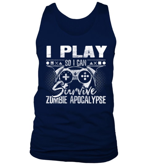 Zombie Apocalypse Gamer Horror Gift Tank Top Unisex