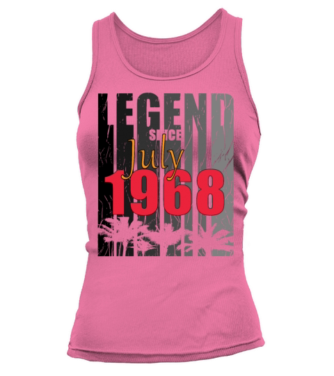 1968 july vintage birthday Tank top Woman