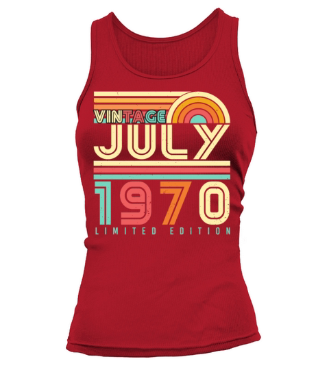 1970 July Vintage Tank top Woman