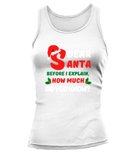 2021 Funny Christmas Memes Santa I Can Explain Tank top Woman