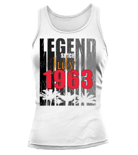 Birth Month July 1963 Vintage Tank top Woman