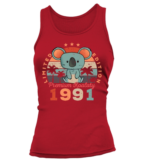 Birth Year 1991 Birthday Gift Koala Bear Koalas Tank top Woman