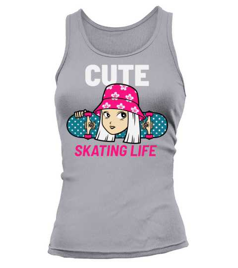 CUTE SKATING LIFE Tank top Woman