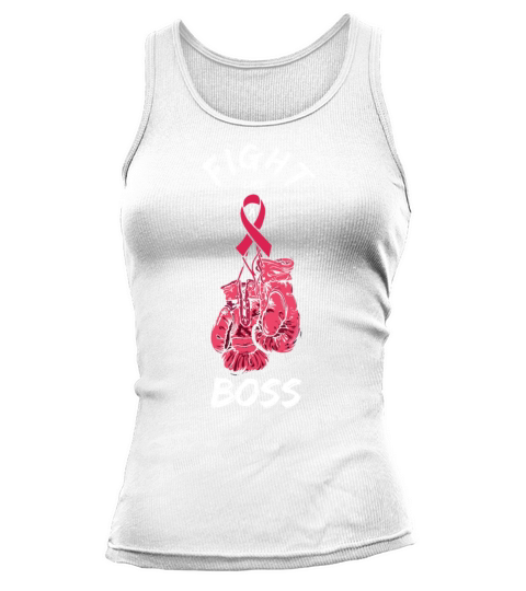 Fight Boss Pink October Breast Cancer Awareness Tank top Woman