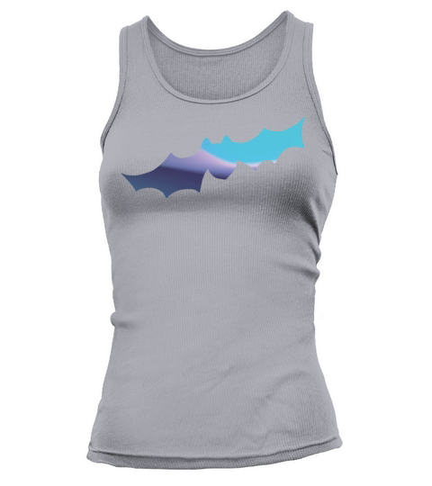 Halloween Costume Bat blue gradient Tank top Woman