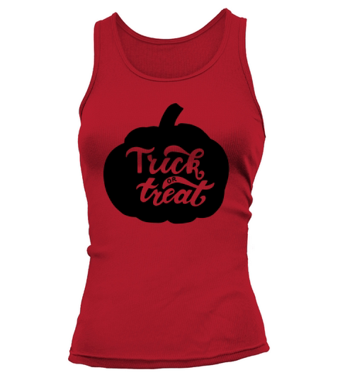 Halloween Trick Or Treat In Pumpkin Tank top Woman