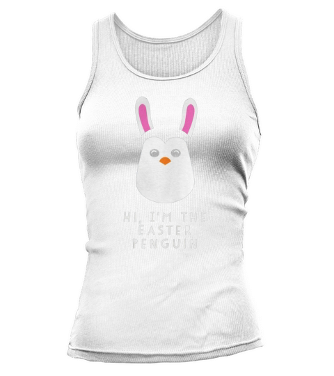 Hi IM The Easter Penguin Tee Shirt Black Youth B06xkmpcqx 1 Tank top Woman