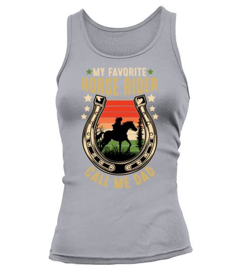 Horse Rider Call Me Dad Vintage Tank top Woman