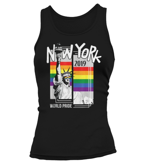 LGBT NYC World Pride 2019 Rainbow New York shirt Tank top Woman