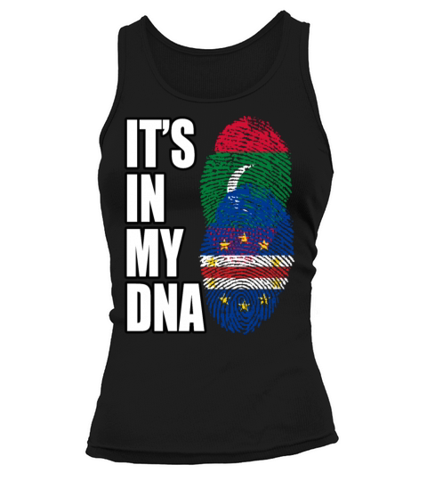 Maldivian And Cabo Verdean Mix Heritage DNA Flag Tank top Woman