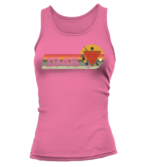 Snooker Snooker-game Vintage born 1946 Birthday Tank top Woman