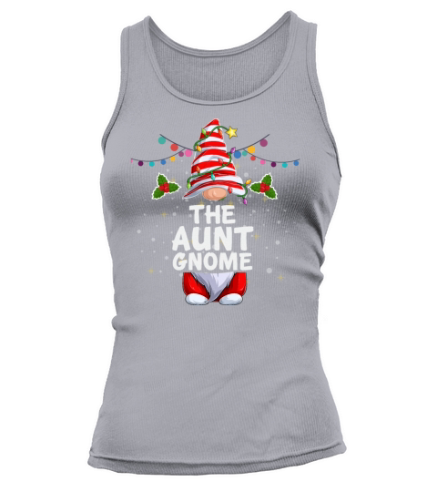The Aunt Gnome Christmas Holiday Family Tank top Woman