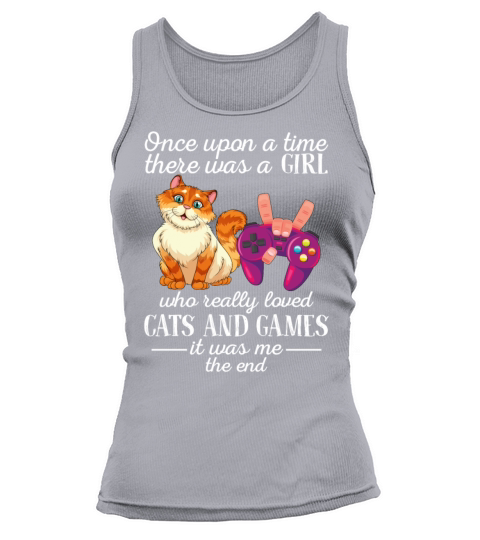 There Was A Girl Who Really Loved Cats And Games Tank top Woman