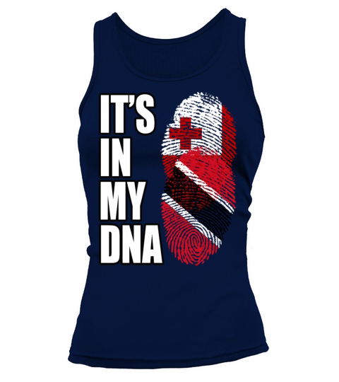 Tongan And Trinidad Tobago Mix Heritage DNA Flag Tank top Woman