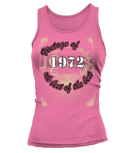 Vintage 1972 Birthday Saying Retro 50 Years Tank top Woman