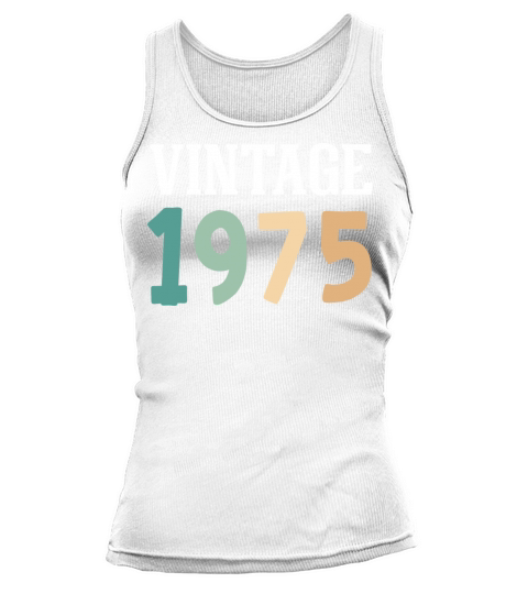Vintage 1975 47th Birthday Tank top Woman