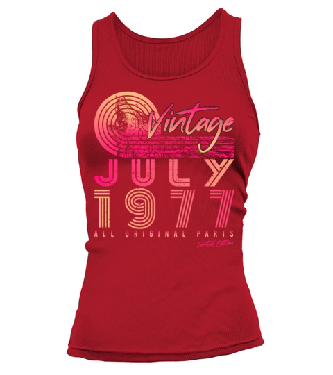 Vintage 1977 July Tank top Woman