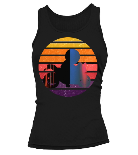 Vintage Motorcycle Motorbike Biker Motorcyclist Tank top Woman