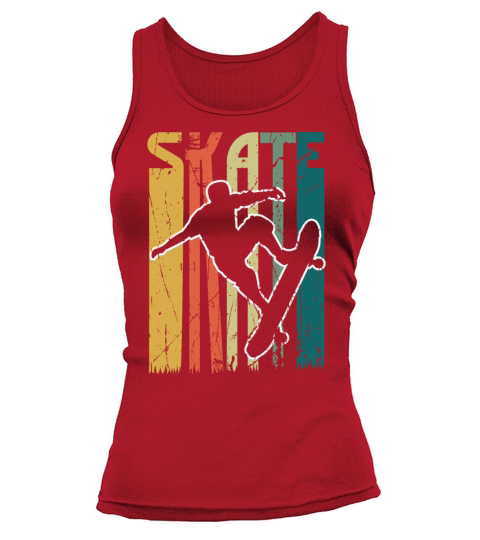 Vtintage Skate Skating Board Retro Skateboard Tank top Woman