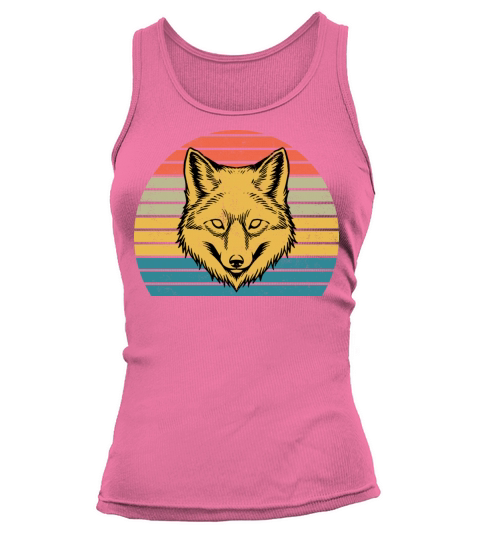 Wolf Lover Gift Funny Retro Vintage Animal T Shirt Tank top Woman