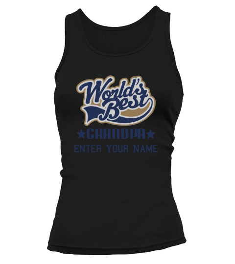 Worlds Best Grandpa,, Custom Design Template Tank top Woman