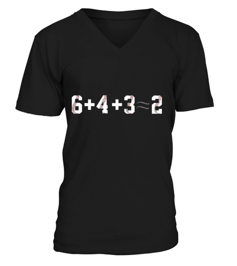6432 Baseball Shirt V-Neck T-shirt